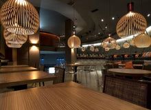 Håndlavet Træ Pendellampe