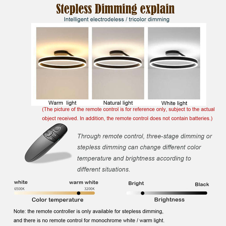 Moderne LED Loftsloftlampe til Stue