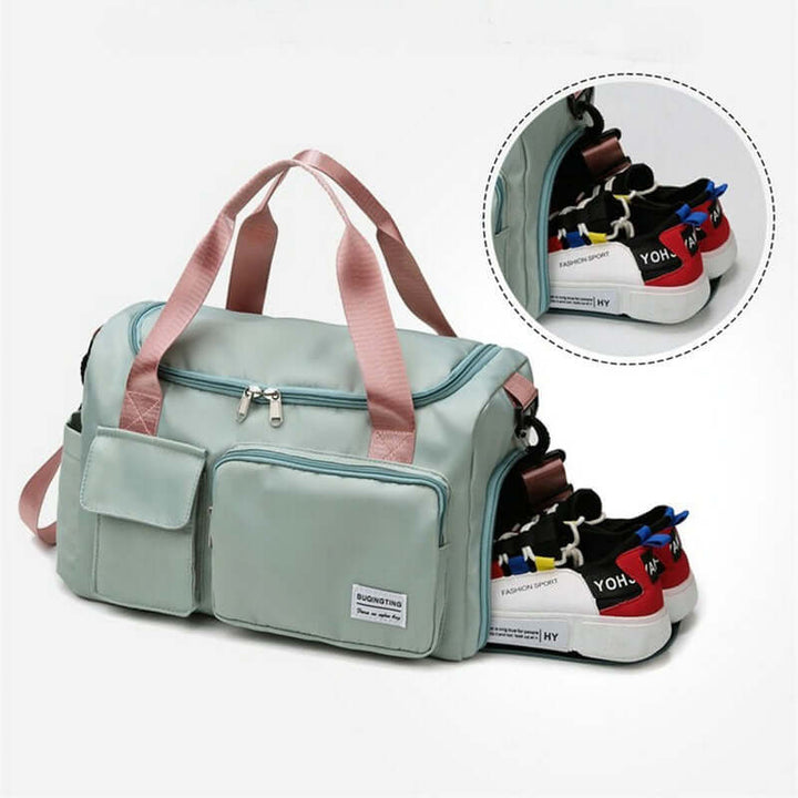 Rejsetaske med skorum til rejse og sport