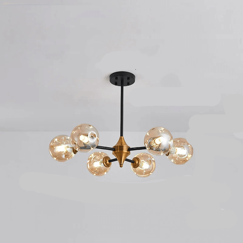 Moderne LED glaskronelysekrone