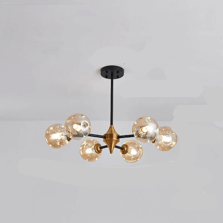 Moderne LED glaskronelysekrone