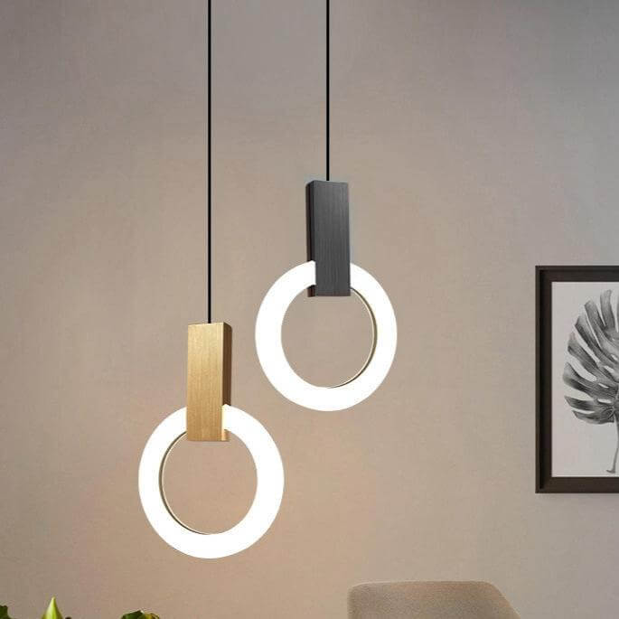 Moderne LED Ring Pendellampe
