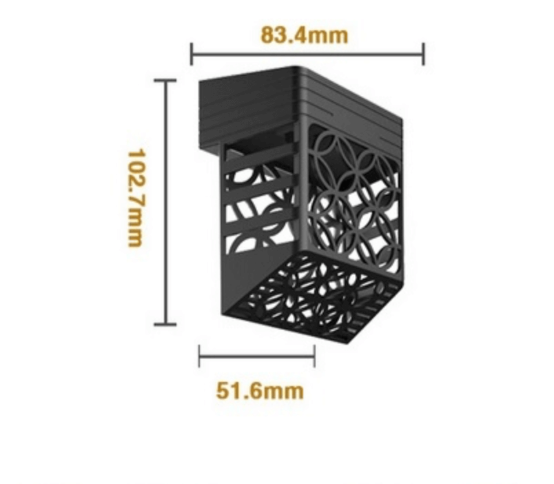 Dekorativ LED-væglampe til have og terrasse