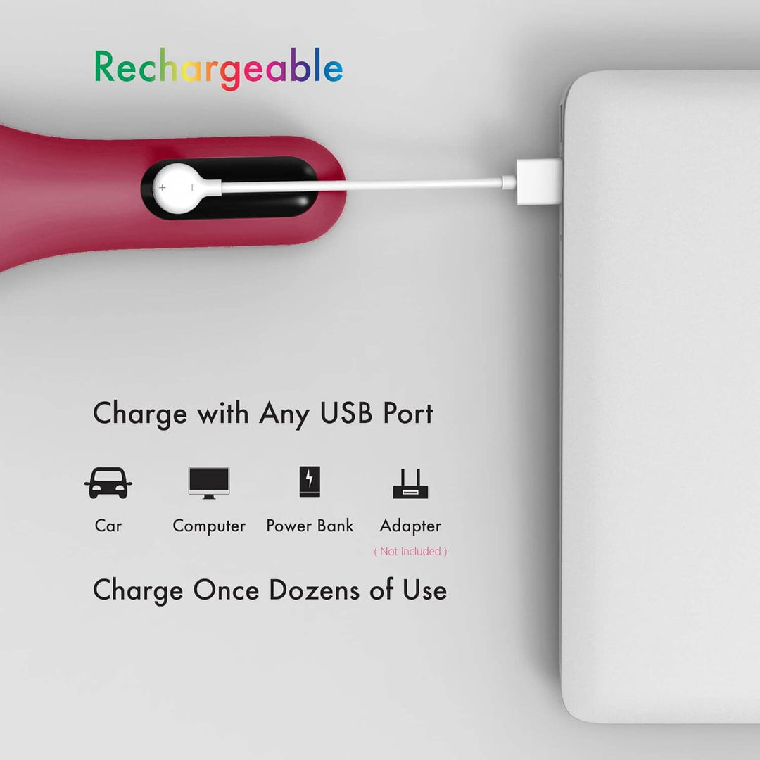 Genopladelig ansigtsrensebørste, vandtæt