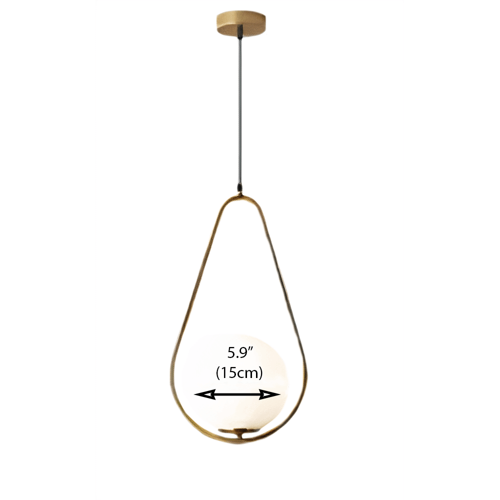 Elegant Dråbeformet Pendellampe