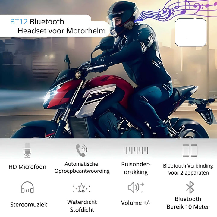 Trådløst Motorcykelhjelm Headset