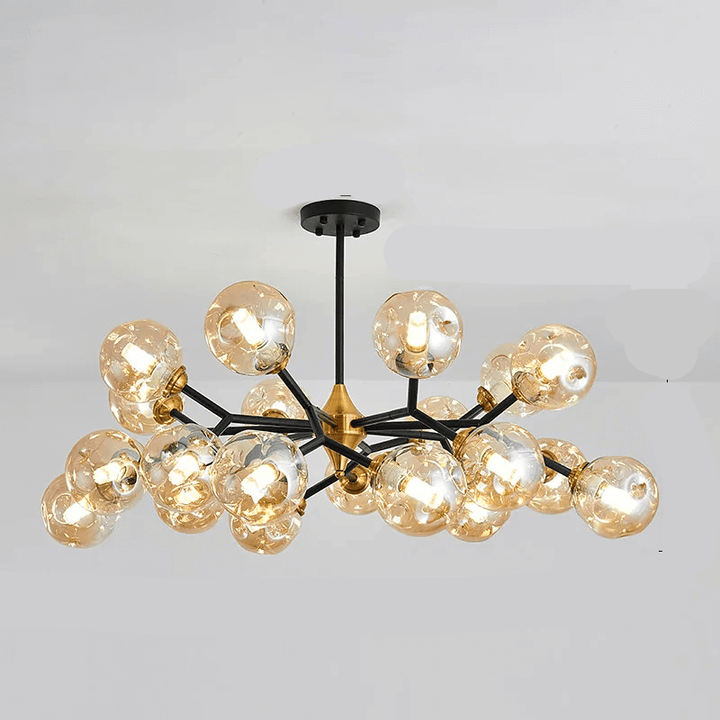 Moderne LED glaskronelysekrone