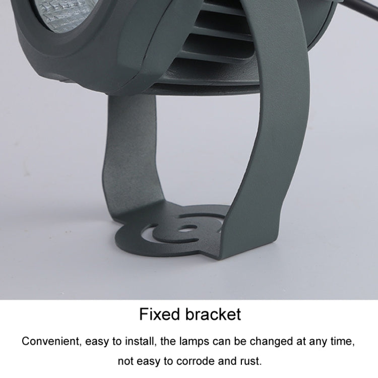 10W LED udendørs floodlight, vandtæt, COB-lampe, robust aluminiumskonstruktion, IP65, havebelysning