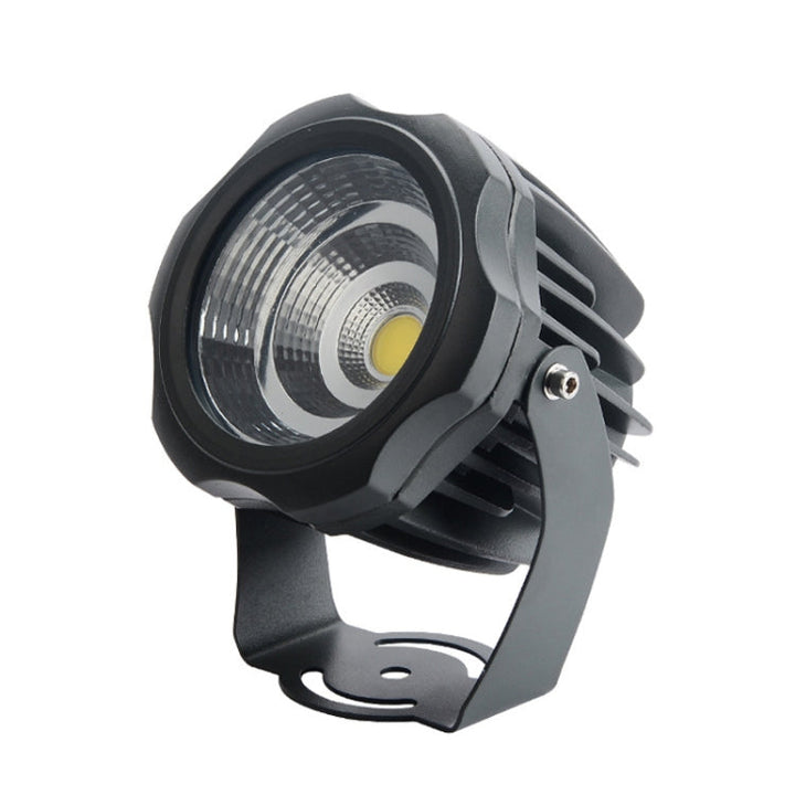 10W LED udendørs floodlight, vandtæt, COB-lampe, robust aluminiumskonstruktion, IP65, havebelysning