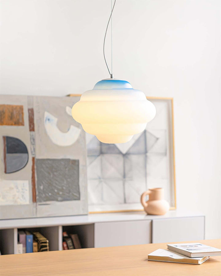 Gradient Sky Cloud Pendel Lampe