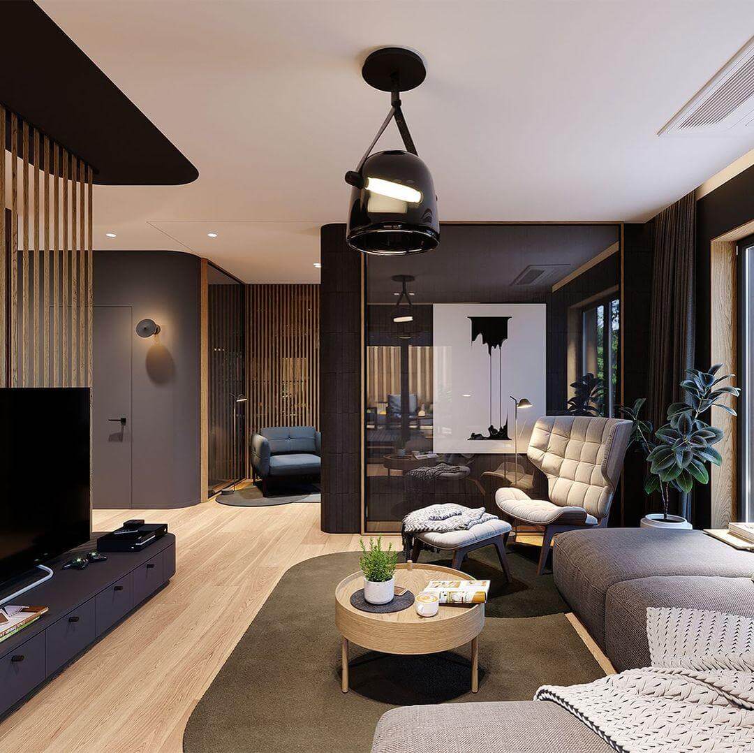 Elegant LED Vedhængslampe til Hjemmet