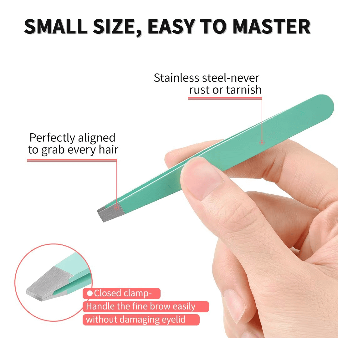 Præcisionspincet sæt med 6 dele og etui