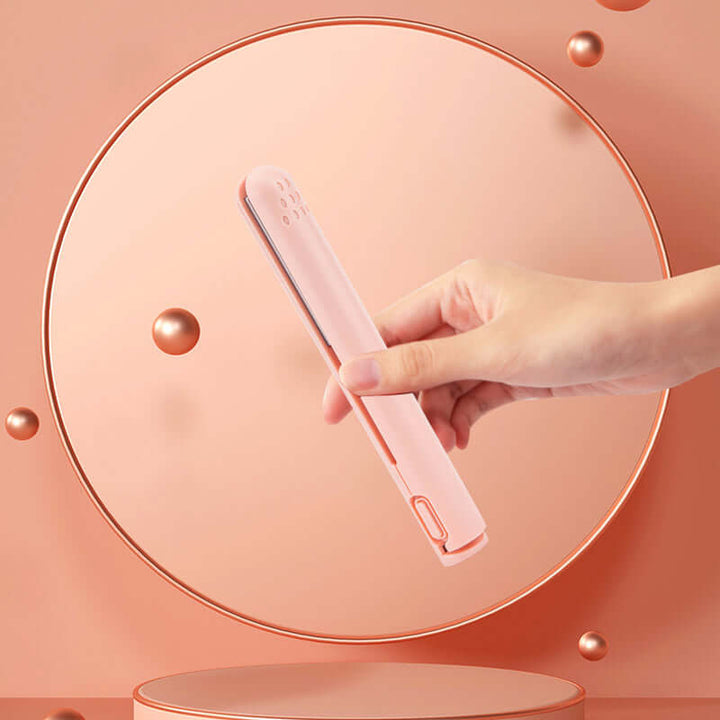 2-i-1 Glattejern & Krøllejern - USB