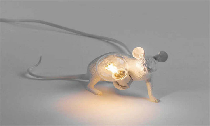 Dekorativ Muse Bordlampe