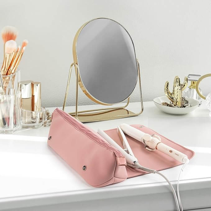 Varmebestandig Stylingmåtte & Rejsetaske 2-i-1