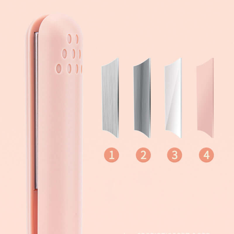 2-i-1 Glattejern & Krøllejern - USB