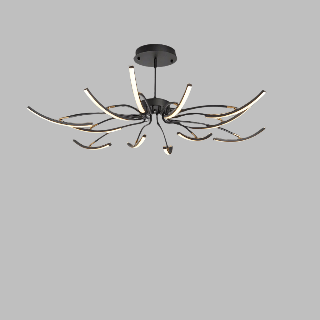 Moderne LED-loftlampe til hjemmet