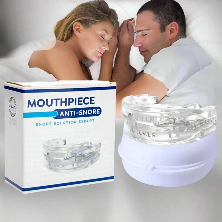 Mundbeskytter mod snorken, der fungerer som en komfortabel løsning til en rolig nat