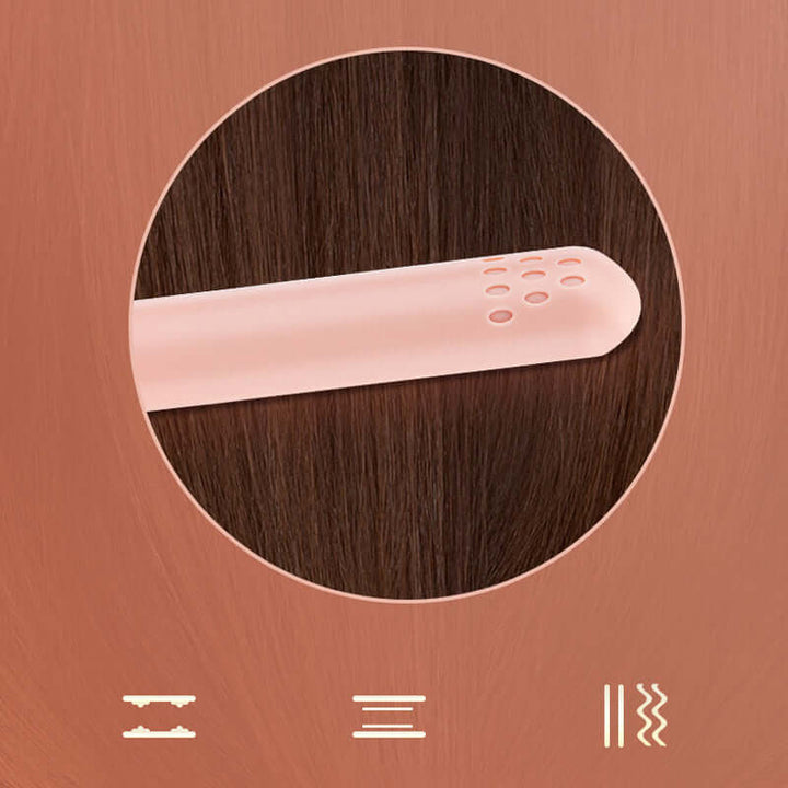 2-i-1 Glattejern & Krøllejern - USB