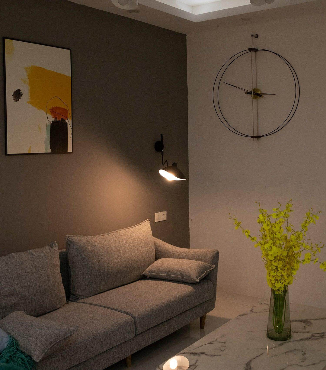 Designer væglampe - Moderne metalbelysning