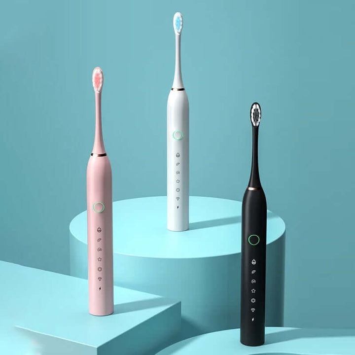 Elektrisk sonisk tandbørste til daglig mundhygiejne