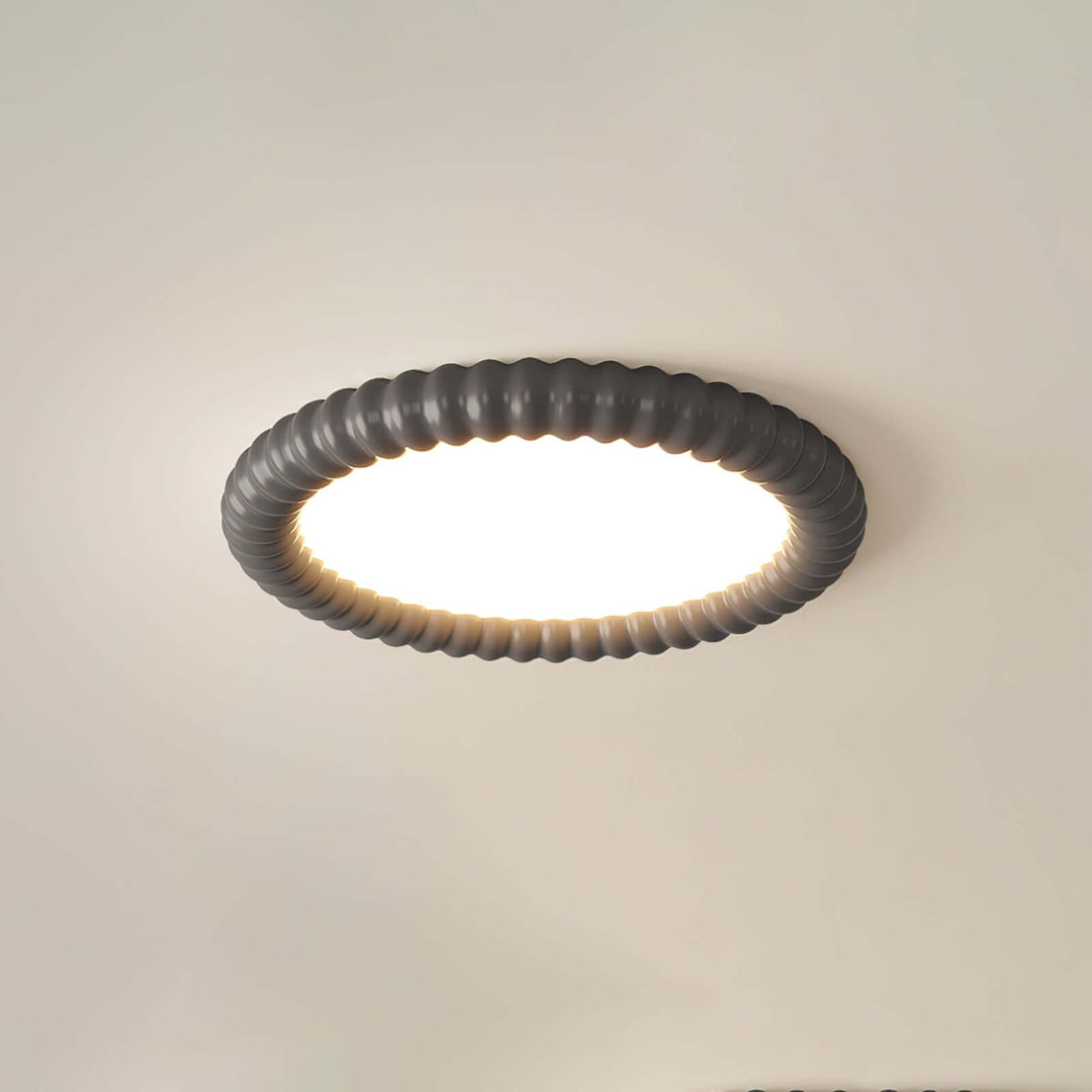 LED Loftloftslampe med bølge-design
