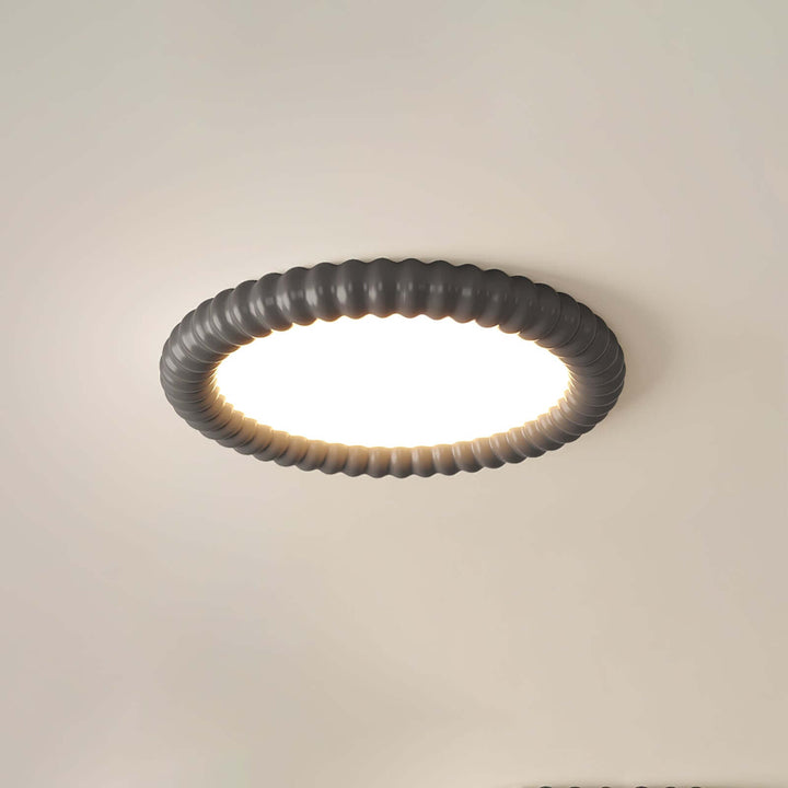 LED Loftloftslampe med bølge-design