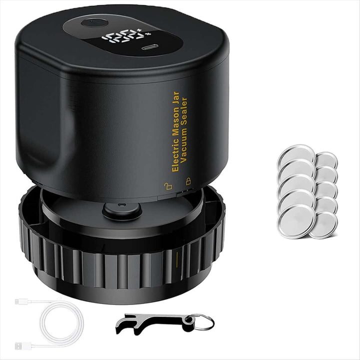 Elektrisk vakuumforsegler til syltetøjsglas