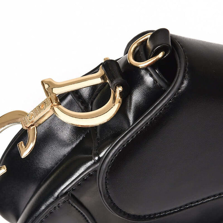 Elegant dame sadeltaske i PU-læder