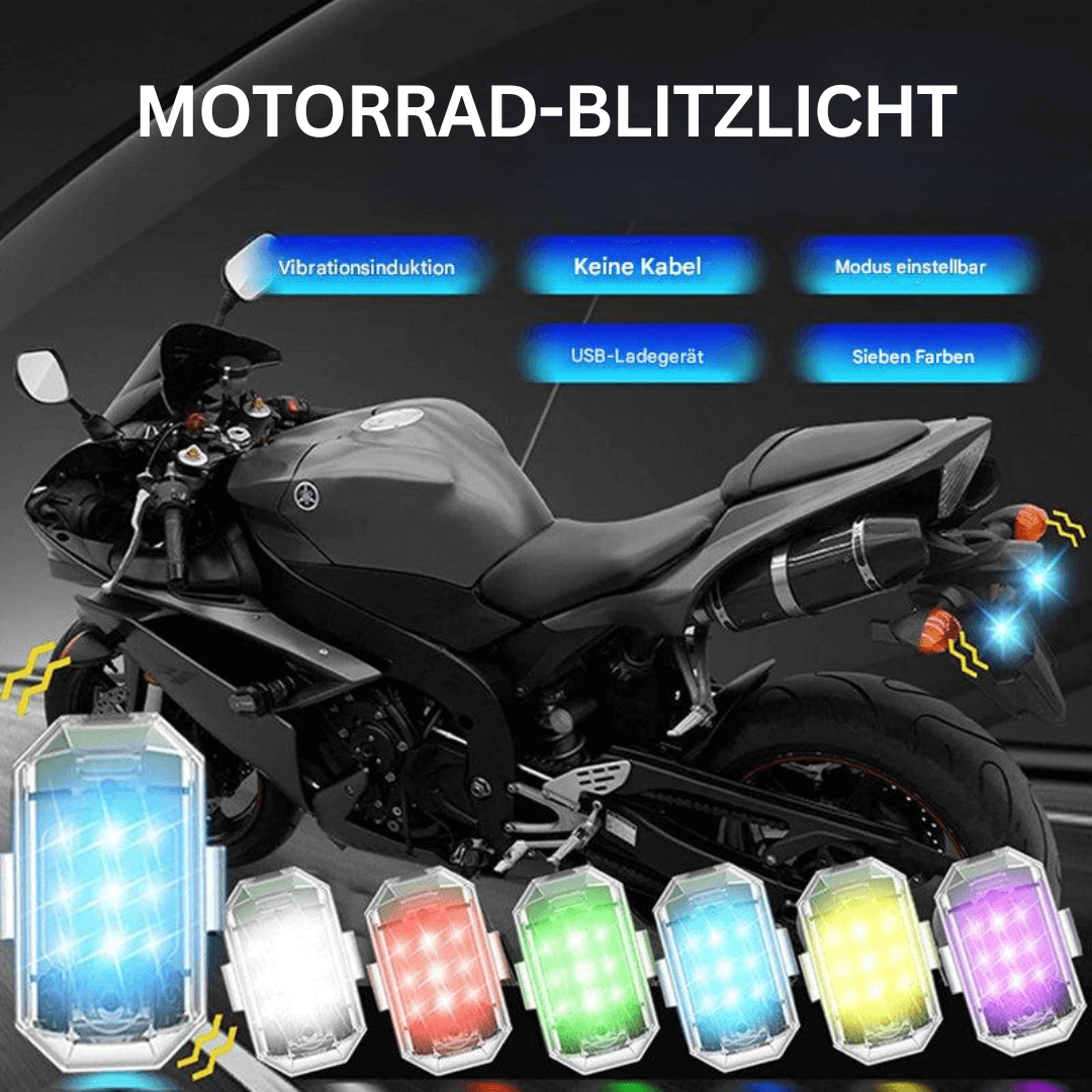 LED Lommelygte, 7 Farver, 7 Tilstande, Vandtæt