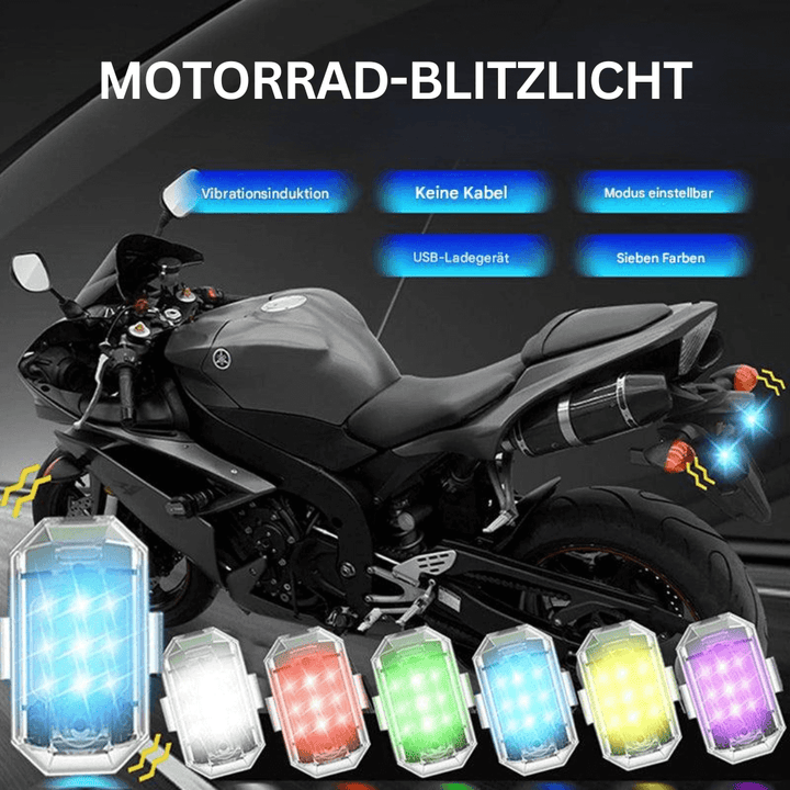 LED Lommelygte, 7 Farver, 7 Tilstande, Vandtæt