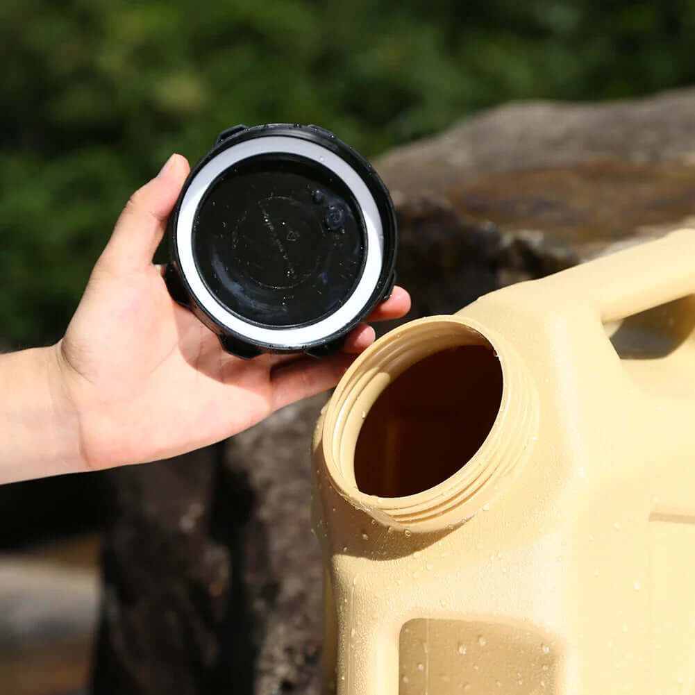 Bærbar 12L vandbeholder til camping og rejser