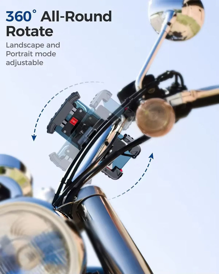 Robust Cykel Smartphoneholder med 360° Rotation