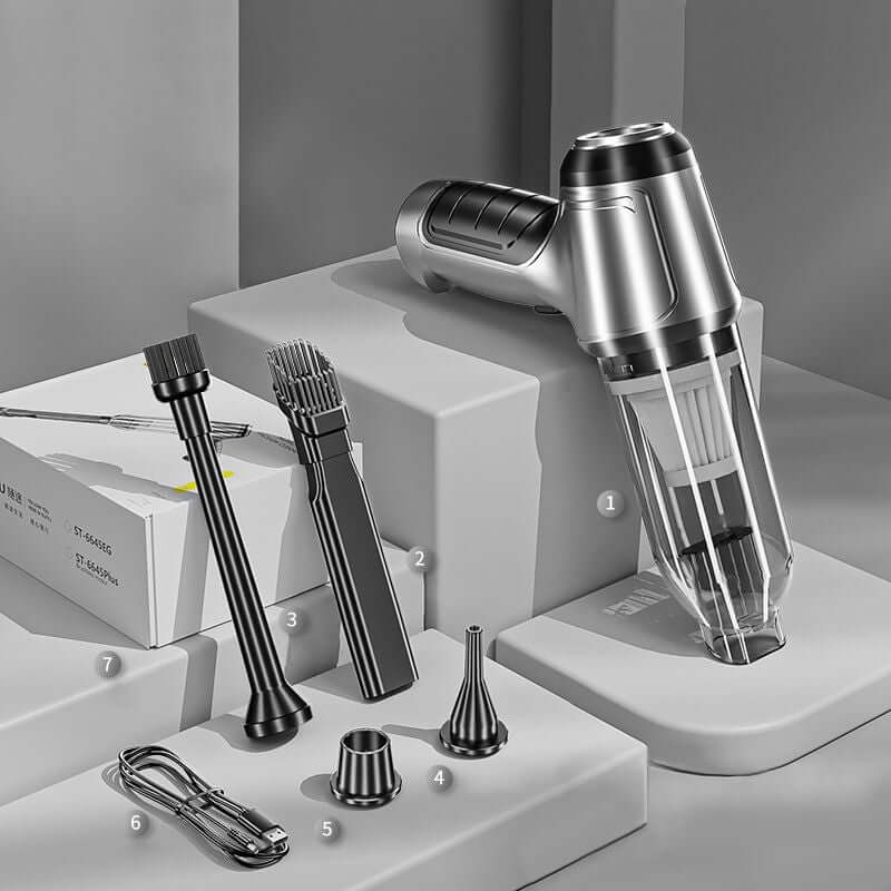 Bærbar trådløs bilstøvsuger til hjemmet