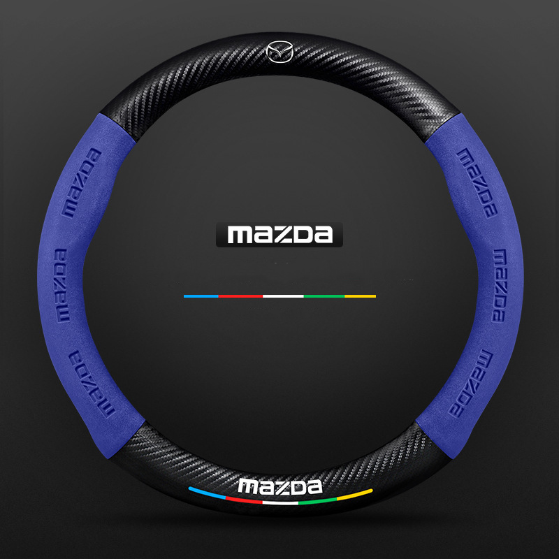 3D præget læderratovertræk, skridsikker, universal pasform, luksuriøst look, åndbar, sikkert greb