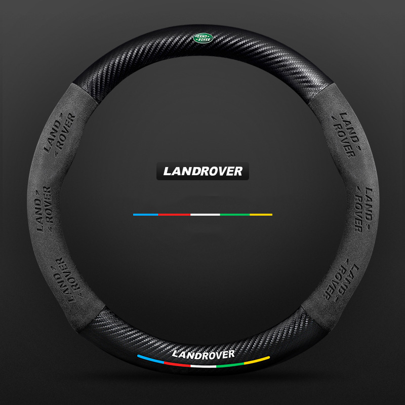 "3D-geprägter Lenkradbezug aus Leder, rutschfest, universelle Passform, luxuriöser Look, atmungsaktiv, sicherer Griff"