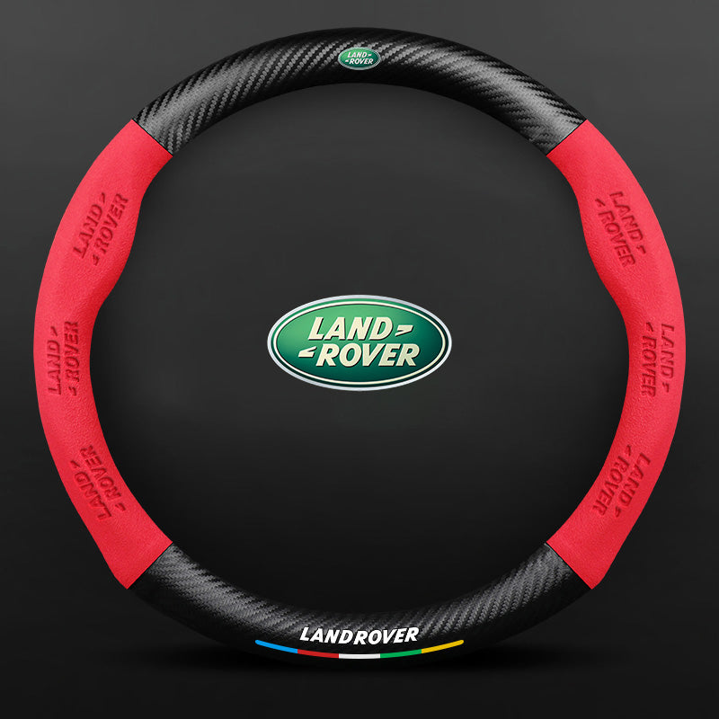 "3D-geprägter Lenkradbezug aus Leder, rutschfest, universelle Passform, luxuriöser Look, atmungsaktiv, sicherer Griff"