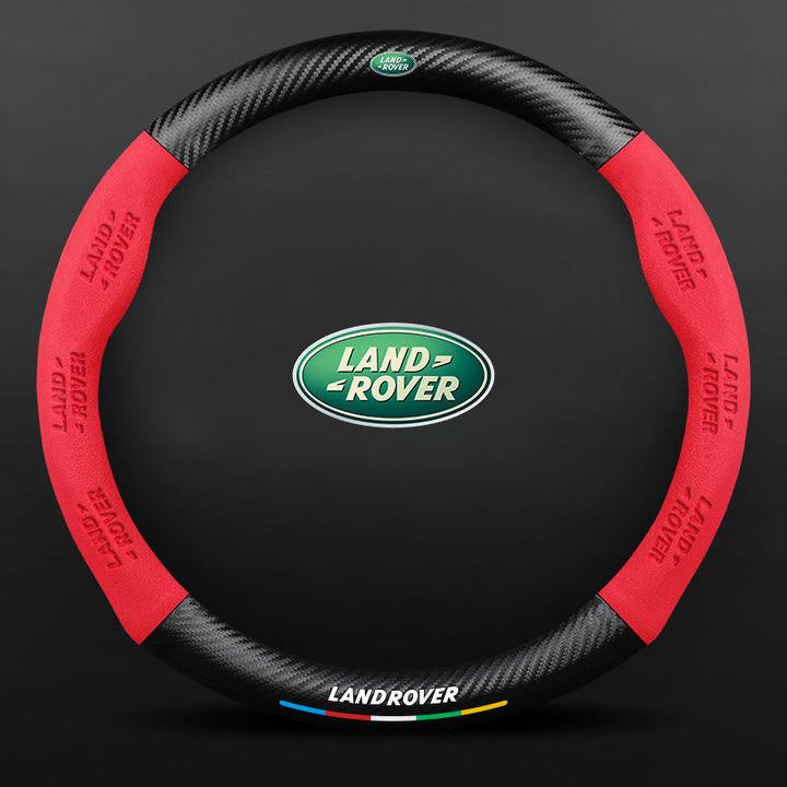 "3D-geprägter Lenkradbezug aus Leder, rutschfest, universelle Passform, luxuriöser Look, atmungsaktiv, sicherer Griff"