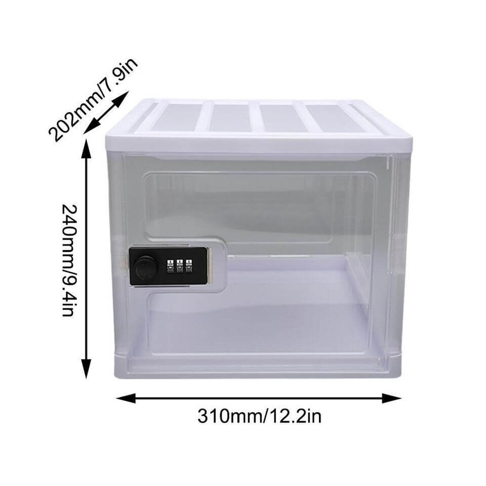 Køleskabsboks med kodelås