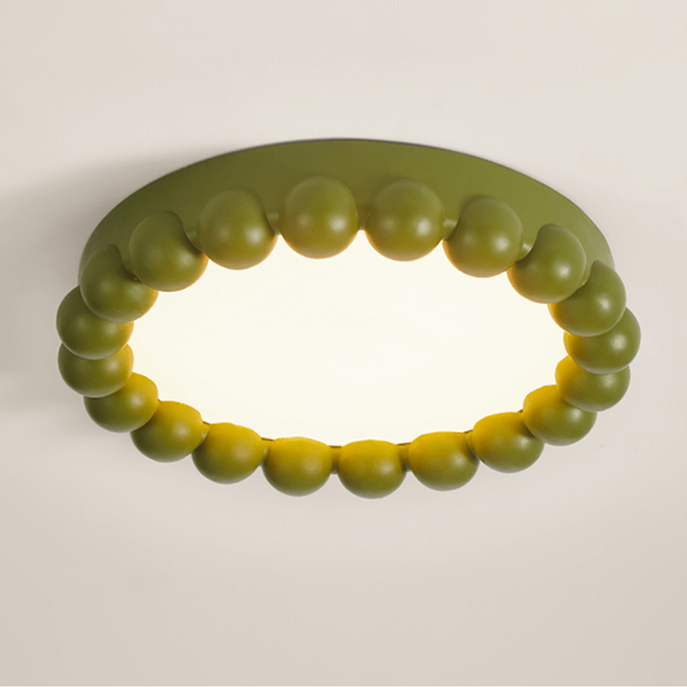 Moderne loftslampe i harpiks og akryl