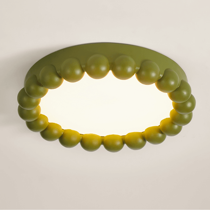 Moderne loftslampe i harpiks og akryl