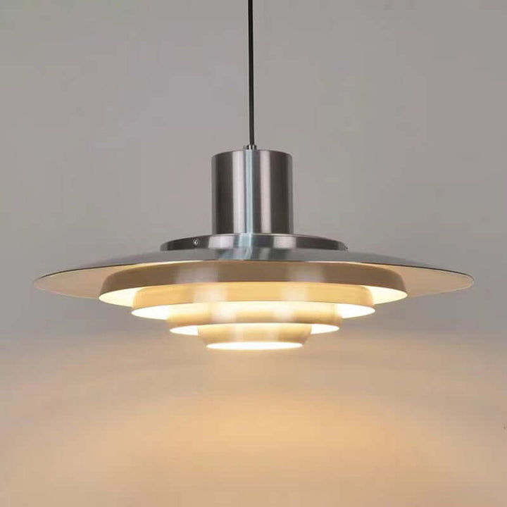 Moderne LED-pendellampe i aluminium