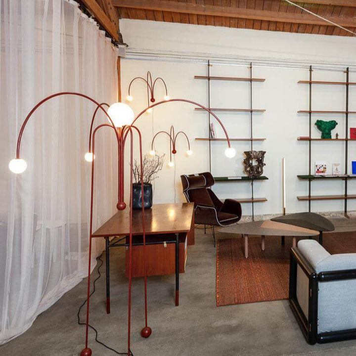 Elegant Glas & Metal Pendel Lampe