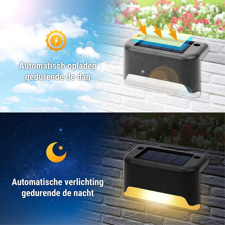 Solar LED Væglamper til Have & Terrasse Belysning