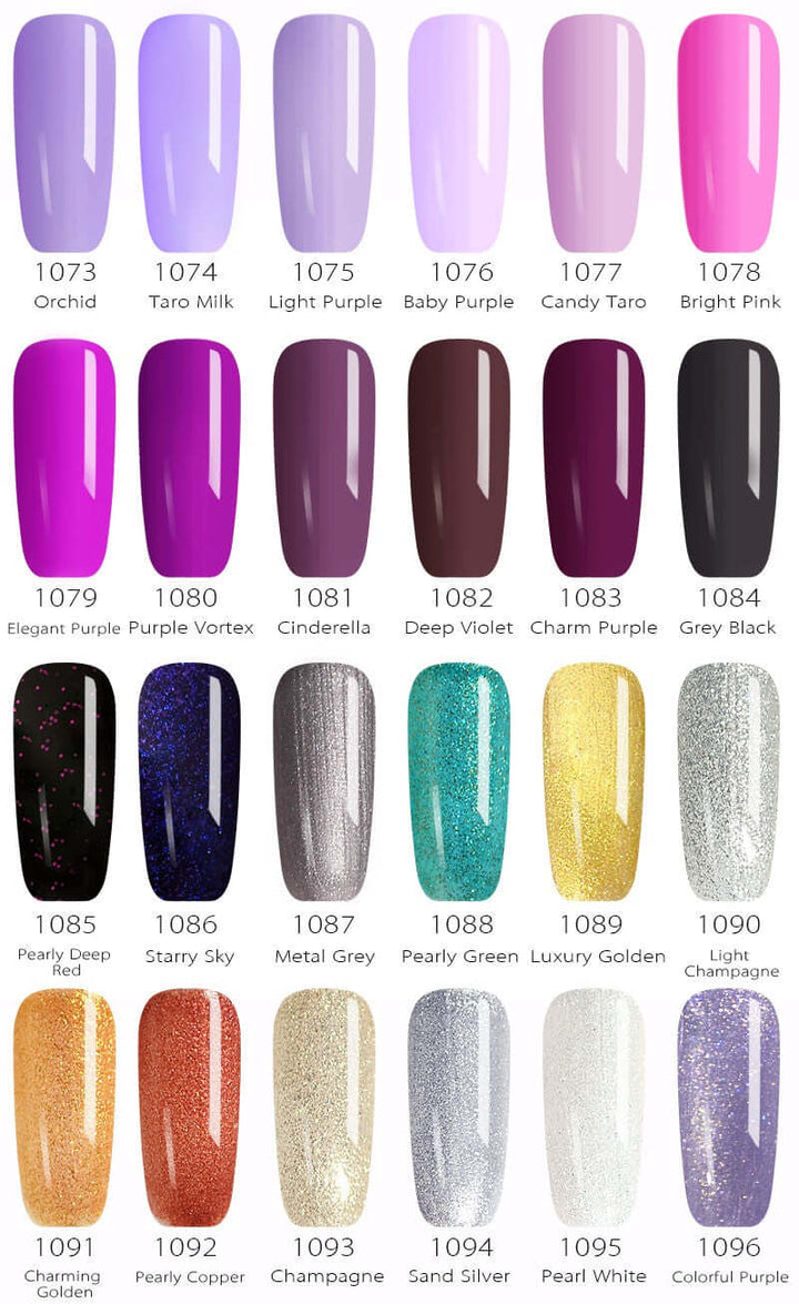 Luksuriøs UV LED Gel Neglelak 12ml - Langvarig