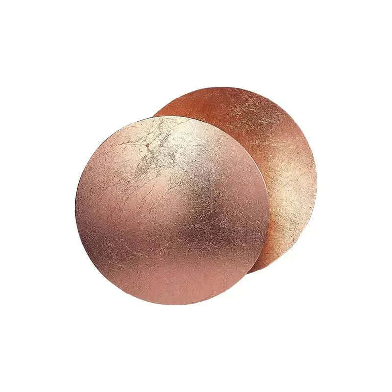 Gul væglampe med solformørkelseseffekt