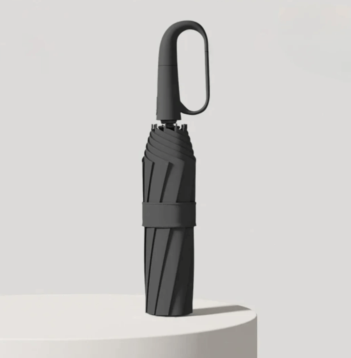 Unisex Stormsikker Paraply med Reflekser