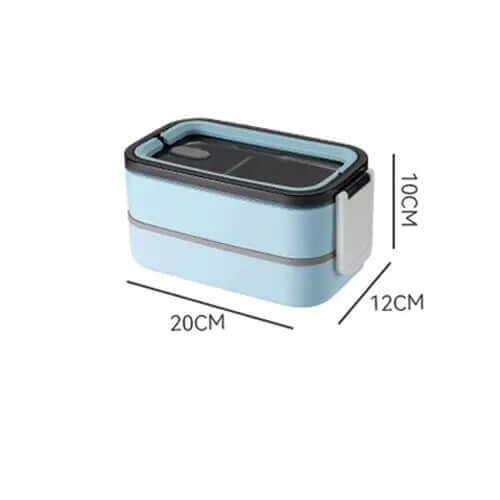 Rustfri Stål Bentoboks 2-lags - Frisk & Organiseret