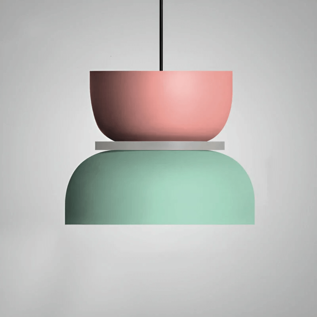 Farverig LED Macaron Design Pendellampe