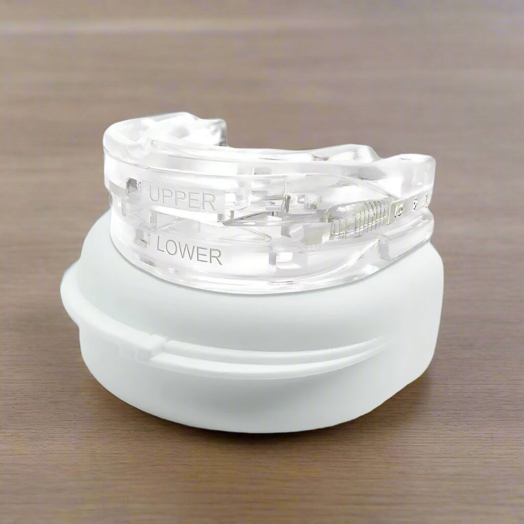 Anti-snorke mundbeskytter for rolig søvn